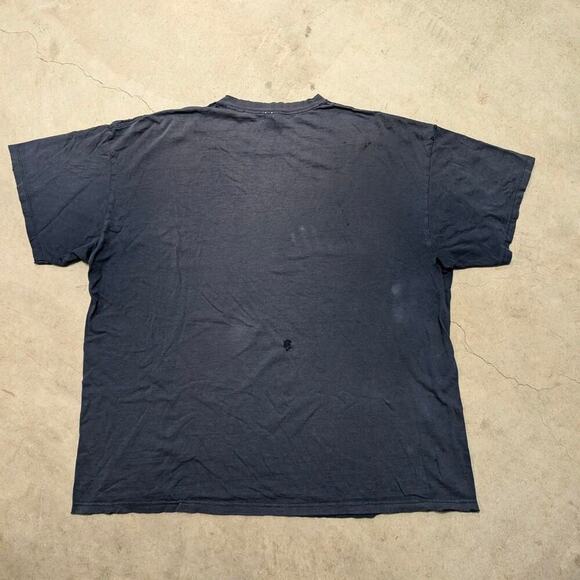 VTG 90s Nike Shirt USA Made Mens 2XL Faded Navy - Picture 5 of 6